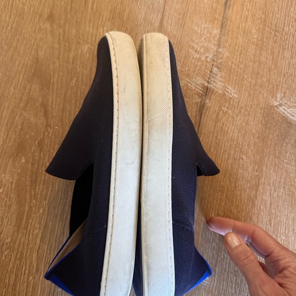 Rothys Navy Slip-On Sneakers 9.5 - Picture 6 of 8